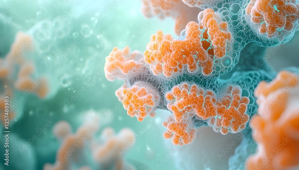 Poster Abstract 3D Cellular Structure in Soft Hues