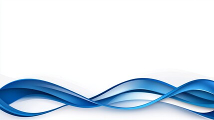 Fototapeta premium A blue and white abstract background with wavy lines