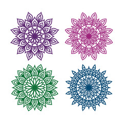 Outline Mandala for Coloring desgin