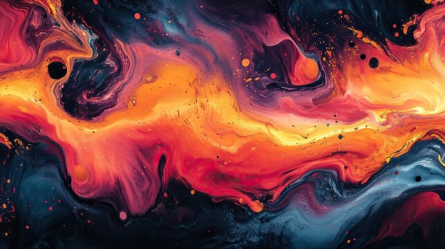 A high-energy abstract paint splash background in bold, vibrant colors, exuding creativity and dynamism.