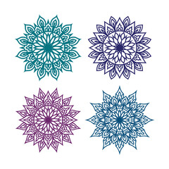 Outline Mandala for Coloring desgin