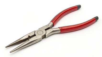 Fototapeta premium Needle-Nose Pliers on White Background