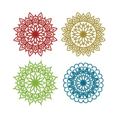 Outline Mandala for Coloring desgin