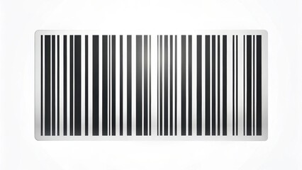 Barcode on White Background