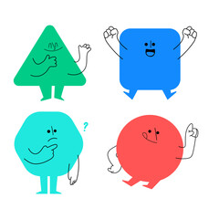 Doodle Shapes Cartoon Icon Pack 01