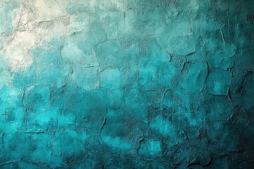 Textured turquoise wall with subtle variations, creating a serene backdrop for various designs