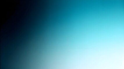 Obraz premium Blue green gradient background with a smooth transition and grainy texture effect