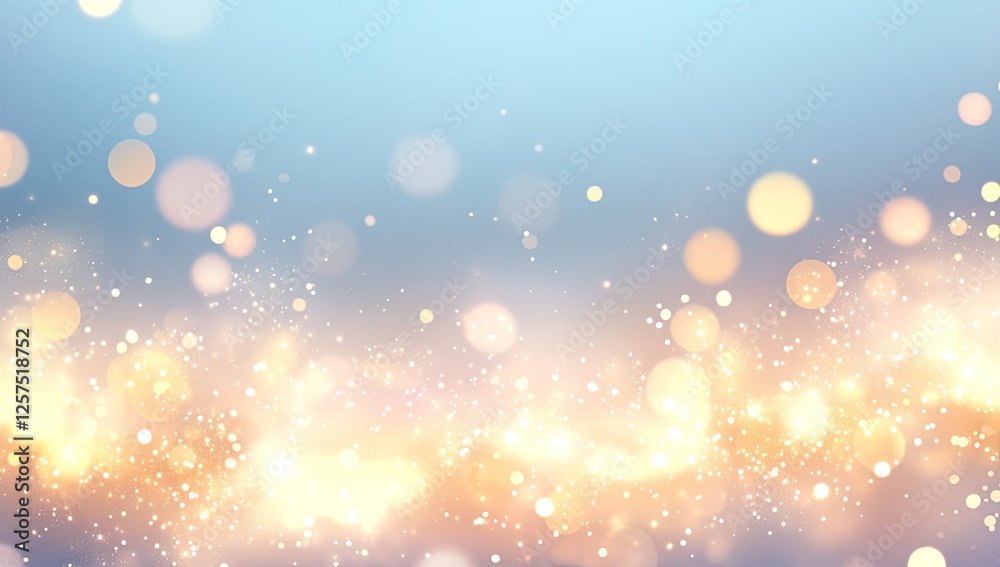 Poster abstract bokeh lights background