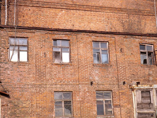Weathered bricks tell stories. 