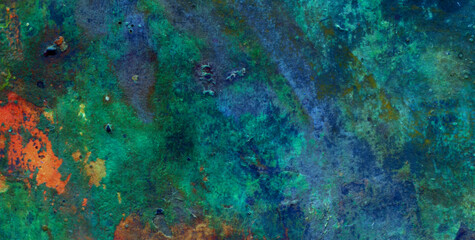 A Grunge and Water Pattern in a Colorful Artistic Design