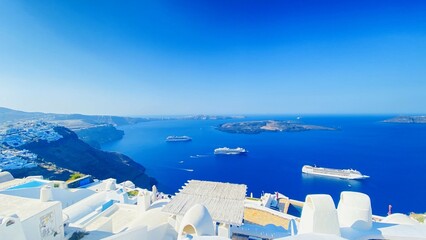 Fototapeta premium Beautiful Island Santorini