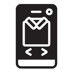 Online Shop glyph icon