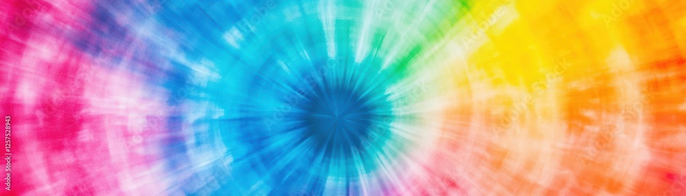 Poster vibrant and colorful tie dye background with swirling patterns and bright hues for creative projects