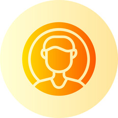Profile User gradient icon