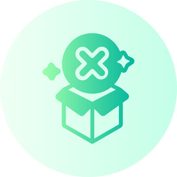 out of stock gradient icon