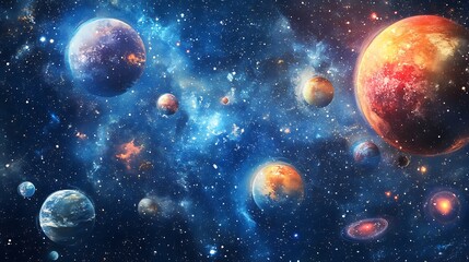 Obraz premium planet in space