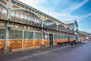 Dijon central market hall, France