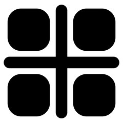 Fototapeta premium qr solid icon