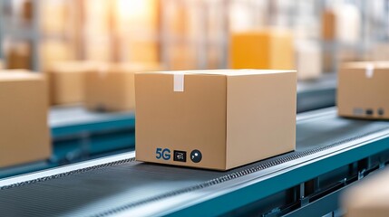 Advanced packaging system using 5G connectivity for seamless automation