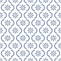 Seamless abstract geometric pattern in Indian style