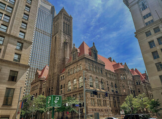 Pittsburgh, Pennsylvania, United States. Famous Allegheny county courthouse
