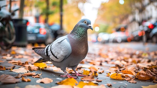 personnage de pigeon parisien qui tient une pancarte de manifestant avec sa main - fond blanc HD 8K wallpaper Photographic Image