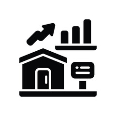 real estate solid icon. vector icon for your website, mobile, presentation, and logo design.