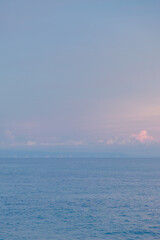 Fototapeta premium Pastel Sky On The Beach Before Sunset