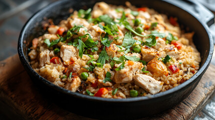Chicken and Rice Casserole Dish