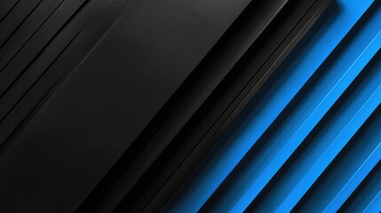 Obraz premium Minimalist abstract wallpaper with clean lines on a Blue background. Banner template with white space for text, perfect for modern and professional design uses.