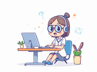 Educational Technology Trends: AI Vector Graphic