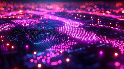 A retro, colorful, modern 3D illustration of sound waves