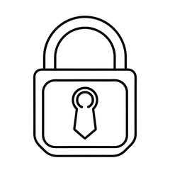 lock icon vector illustration
