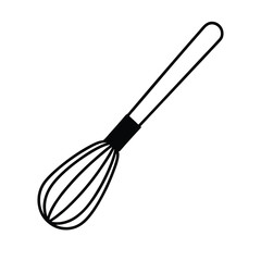 whisk isolated on white background