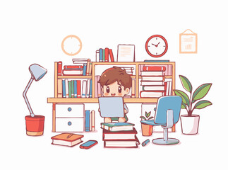 Creative Learning Environment with Books and Gadgets