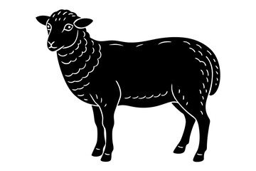 High-Quality Sheep Vector Illustration - SVG, PNG, EPS, AI, PSD Files for Custom Designs