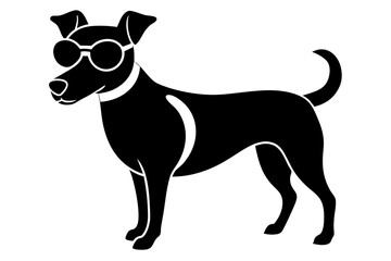 Cool Dog with Sunglasses Vector Illustration – SVG, PNG, EPS, AI, PSD Files for Print & Merch