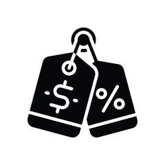 price tag solid icon. vector icon for your website, mobile, presentation, and logo design.