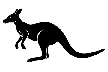 Kangaroo and Otter Vector Illustration - Silhouette, SVG, PNG, EPS, and AI Files for T-Shirts and Prints