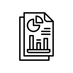 report line icon. vector icon for your website, mobile, presentation, and logo design.