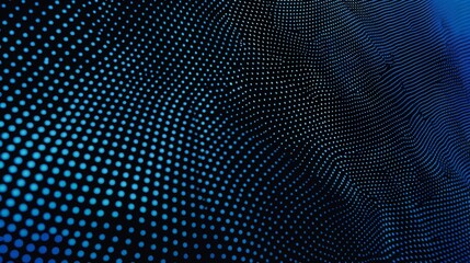 Obraz premium Abstract dark dotted pattern wallpaper with copy space. Minimalist design template with white center text area. Ideal for banners.