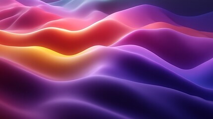 Obraz premium Abstract Colorful Waves Flowing Seamlessly