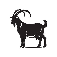 The Goat Silhouette Vector