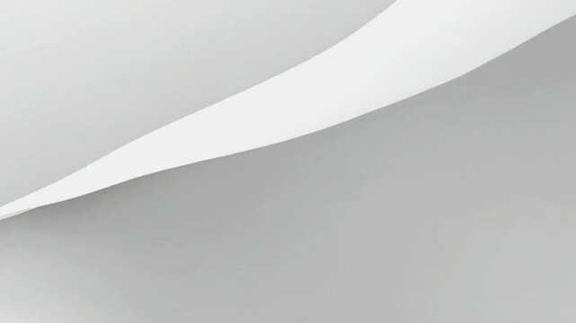 Minimalist White Architecture Featuring Smooth Curved Lines and Soft Shadows

