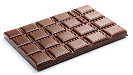Fototapeta premium Milk Chocolate Bar on White Background