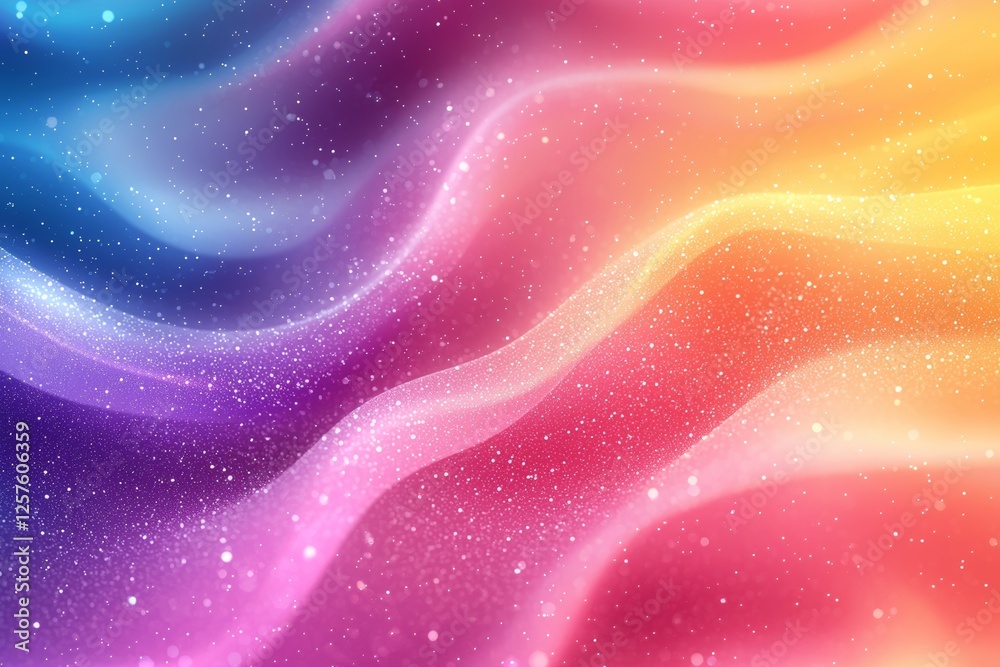 Poster pink gradient background with a soft blur / spring colors are light and overlapped, with a transpare