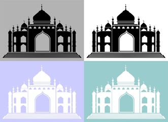mosque vector illustration