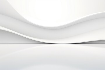 Obraz premium Free abstract white background minimal futuristic architectural space wallpaper