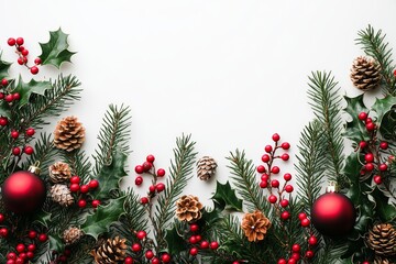 PNG background with a line design and a Christmas tree