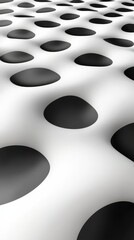 Patterns of contrast on a modern surface create a mesmerizing visual experience